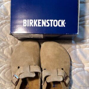 Birkenstock Boston Taupe Size 41 US New In Box